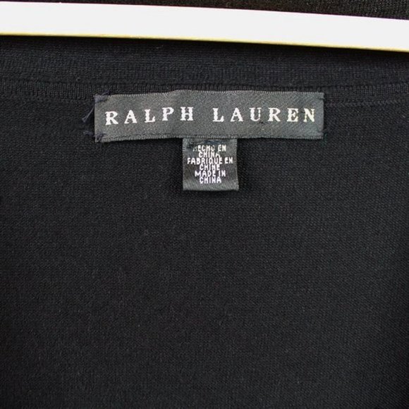 Ralph Lauren Black Label Cashmere Sweater Off the Shoulder Twisted Wide Neck - Picture 7 of 8